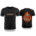 CAMISETA O MEU CORAÇÃO QUER QUEIMAR