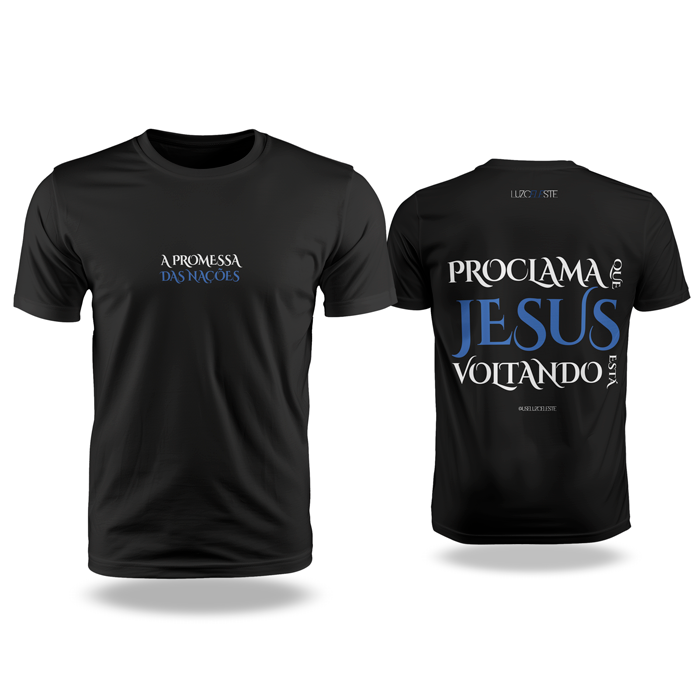 CAMISETA A PROMESSA DAS NAÇÕES