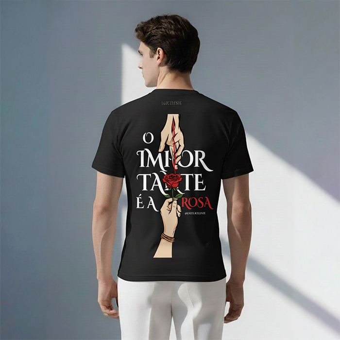 CAMISETA O IMPORTANTE É A ROSA